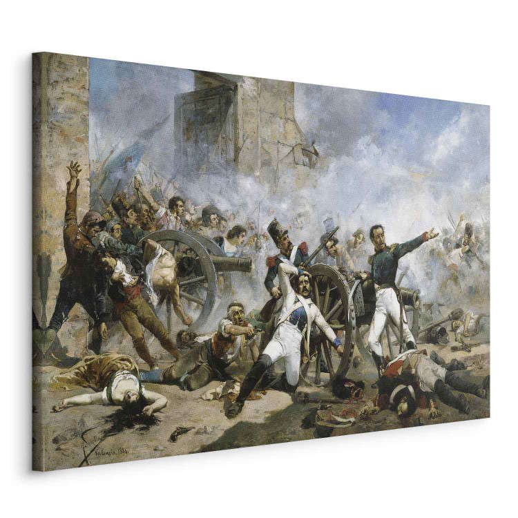 Art Reproduction The death of Pedro Velarde y Santillán during the defence of the Monteleon Artillery Barracks 152185 additionalImage 2