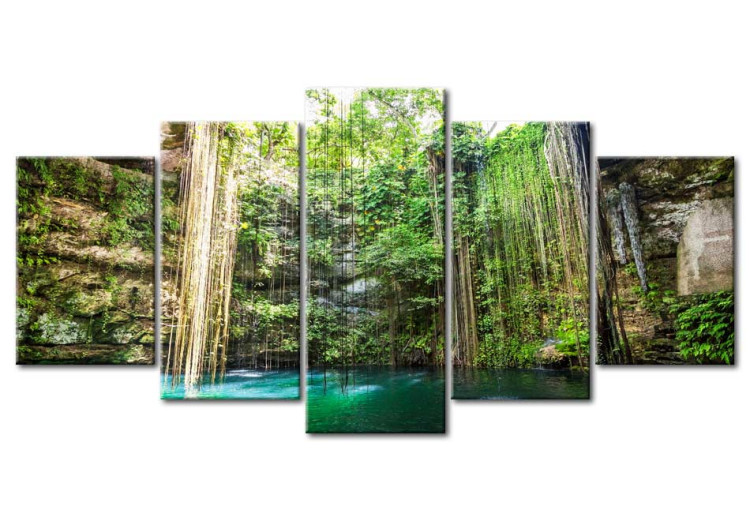 Canvas Waterfall of Trees 62285