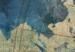 Canvas Art Print Retro Map (5-part) Narrow - World Map on Light Retro Background 108195 additionalThumb 4