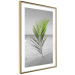 Poster Green Palm Branch - Tropical plant and sea with beach in the background 114395 additionalThumb 8