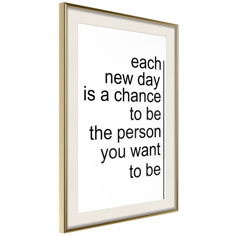 Wall Poster Inspirational Quote - black and white composition with English texts 115295 additionalImage 2