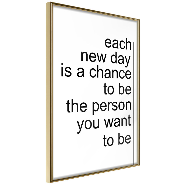 Wall Poster Inspirational Quote - black and white composition with English texts 115295 additionalImage 14