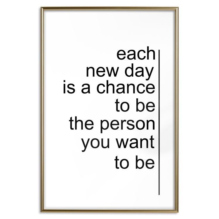 Wall Poster Inspirational Quote - black and white composition with English texts 115295 additionalImage 16