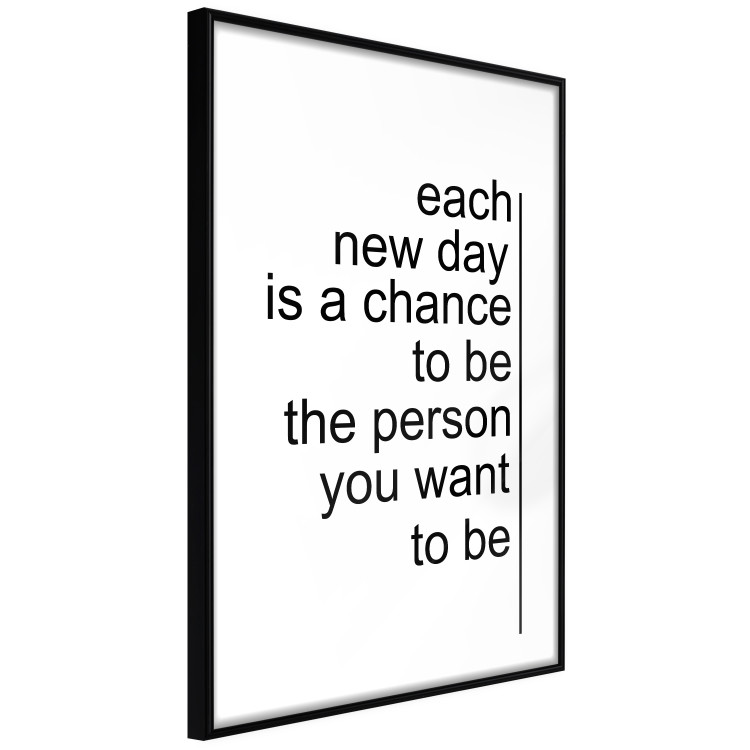 Wall Poster Inspirational Quote - black and white composition with English texts 115295 additionalImage 11