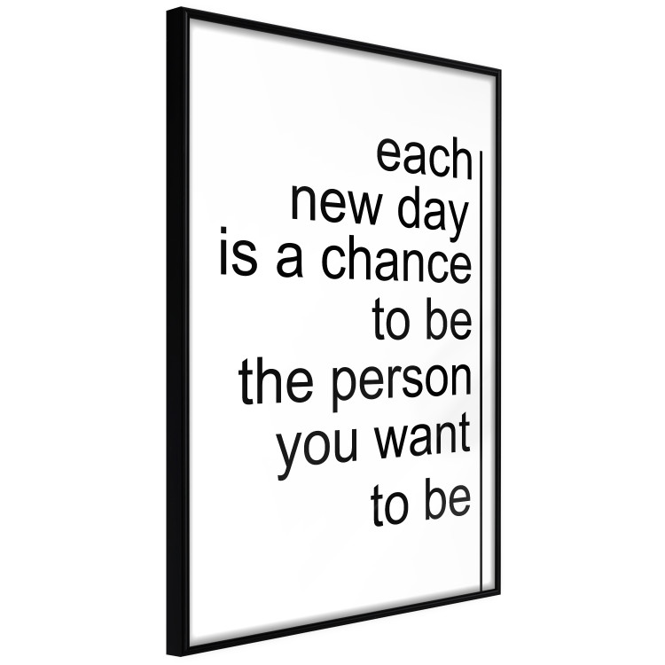 Wall Poster Inspirational Quote - black and white composition with English texts 115295 additionalImage 10