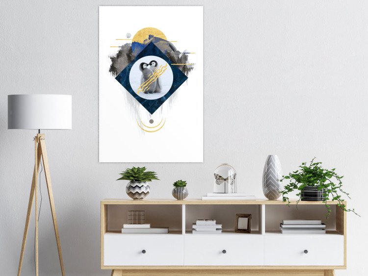 Canvas Art Print Penguin Couple (1 Part) Vertical 116595 additionalImage 3