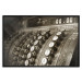 Poster Vintage Cash Register - sepia-toned composition with a retro-style metal cash register 116695 additionalThumb 16