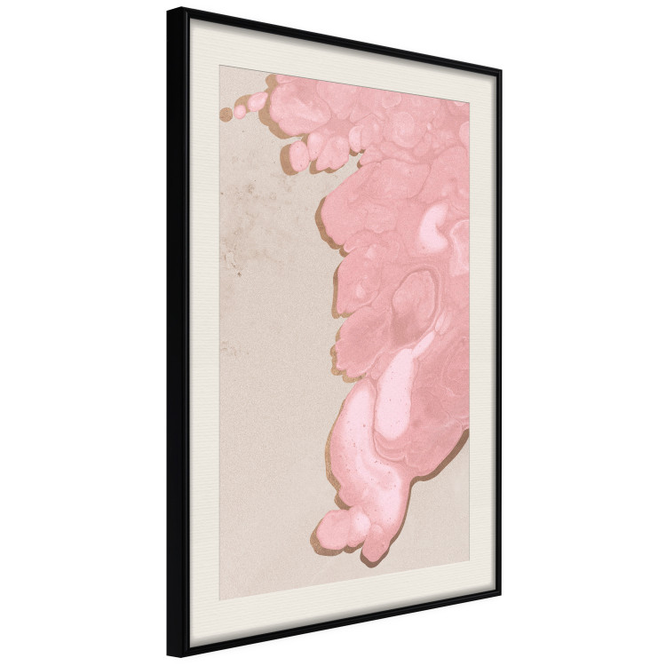 Wall Poster Pastel Tide - artistic abstraction with a pink circular shape 119195 additionalImage 3
