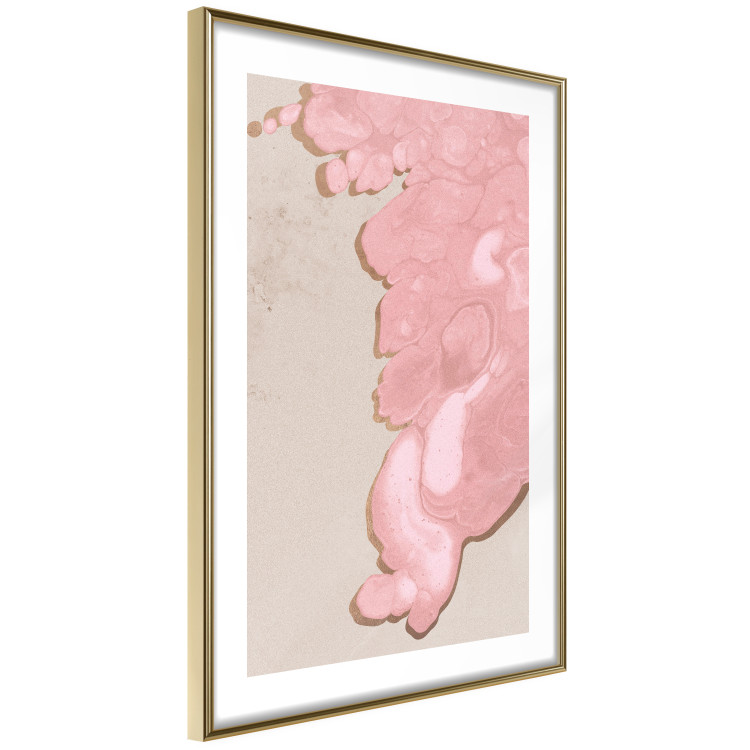 Wall Poster Pastel Tide - artistic abstraction with a pink circular shape 119195 additionalImage 8