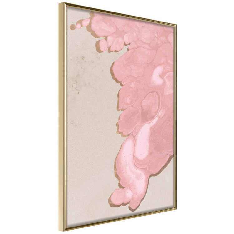 Wall Poster Pastel Tide - artistic abstraction with a pink circular shape 119195 additionalImage 12