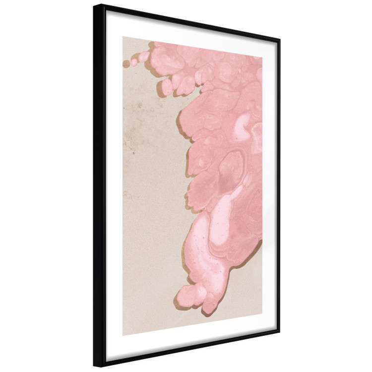 Wall Poster Pastel Tide - artistic abstraction with a pink circular shape 119195 additionalImage 11