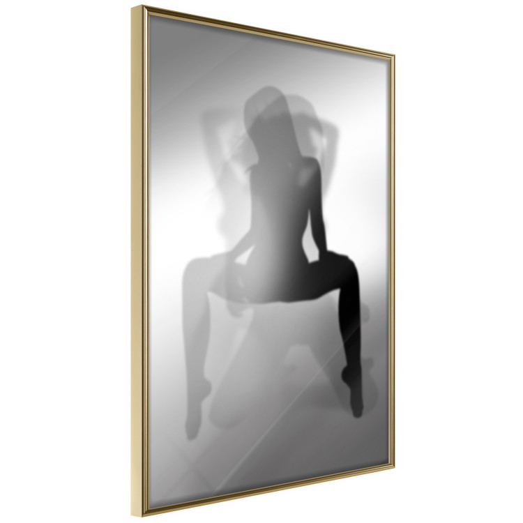Poster Romantic Dream - black and white sensual composition with a woman 121895 additionalImage 14