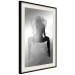 Poster Romantic Dream - black and white sensual composition with a woman 121895 additionalThumb 3