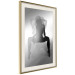 Poster Romantic Dream - black and white sensual composition with a woman 121895 additionalThumb 2