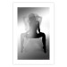 Poster Romantic Dream - black and white sensual composition with a woman 121895 additionalThumb 25