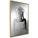 Poster Romantic Dream - black and white sensual composition with a woman 121895 additionalThumb 12