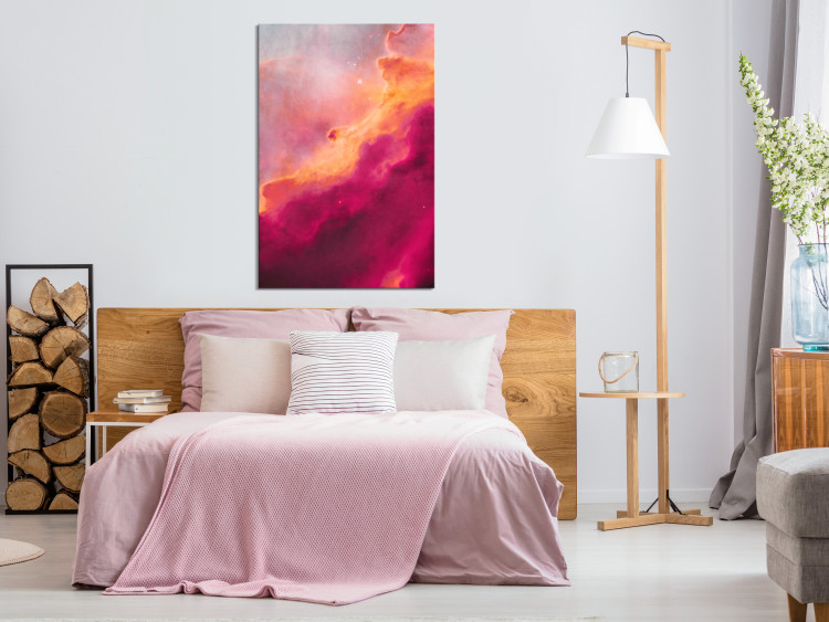 Canvas Print Pink Nebula (1 Part) Vertical 123195 additionalImage 3