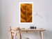 Wall Poster Autumn Leaf - golden texture of a leaf with intricate details 123795 additionalThumb 2