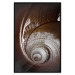 Poster Chocolate Stairs - architecture of spiral stairs with ornaments 123895 additionalThumb 18