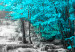 Large canvas print Cascade of Thoughts (Turquoise) II [Large Format] 125695 additionalThumb 5