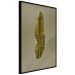 Poster Exotic Leaf - green leaf from a banana tree on a solid background 126195 additionalThumb 12