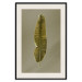 Poster Exotic Leaf - green leaf from a banana tree on a solid background 126195 additionalThumb 18