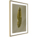 Poster Exotic Leaf - green leaf from a banana tree on a solid background 126195 additionalThumb 6