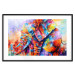 Wall Poster Colors of Africa - abstract multicolored animal in a watercolor motif 127095 additionalThumb 15
