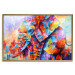 Wall Poster Colors of Africa - abstract multicolored animal in a watercolor motif 127095 additionalThumb 17