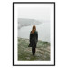 Wall Poster What Now? - landscape of a woman dressed in green against the sea and rocks 130295 additionalThumb 21