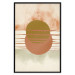 Wall Poster Water Reflections - composition of circles and stripes in an abstract motif 131795 additionalThumb 18