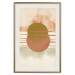 Wall Poster Water Reflections - composition of circles and stripes in an abstract motif 131795 additionalThumb 20