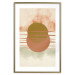 Wall Poster Water Reflections - composition of circles and stripes in an abstract motif 131795 additionalThumb 16