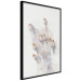 Poster Tranquil Poppies - line art of flowers on a white background in an abstract motif 131995 additionalThumb 11