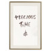 Poster Precious Time - English text and Christmas tree motif 132095 additionalThumb 22