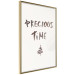 Poster Precious Time - English text and Christmas tree motif 132095 additionalThumb 12