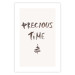 Poster Precious Time - English text and Christmas tree motif 132095 additionalThumb 18