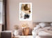 Wall Poster Vacation Vibes - summer table composition with a hat and camera 135595 additionalThumb 23