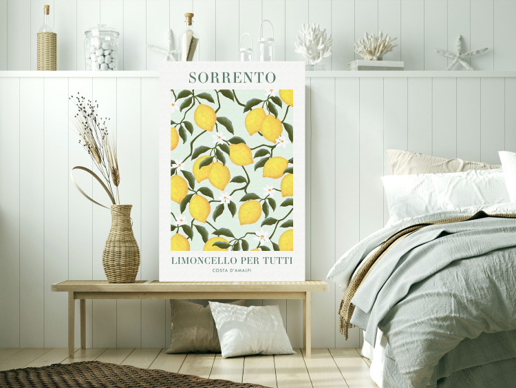 Poster Lemon Sorrento - summer composition with fruits and Italian writings 135895 additionalImage 5