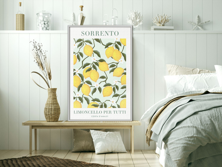 Poster Lemon Sorrento - summer composition with fruits and Italian writings 135895 additionalImage 4