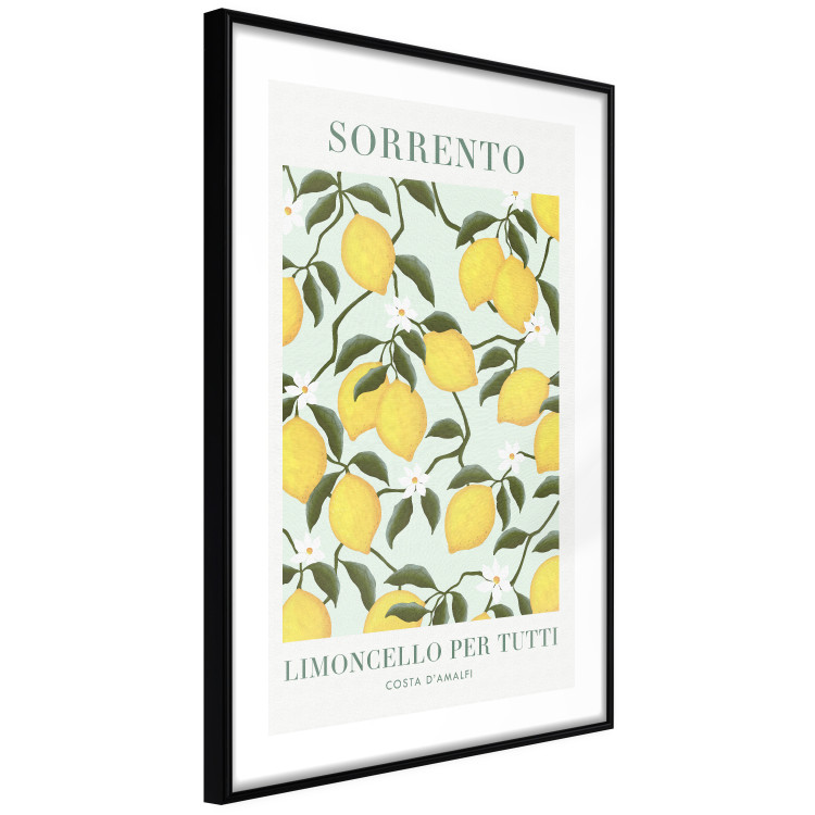 Poster Lemon Sorrento - summer composition with fruits and Italian writings 135895 additionalImage 8