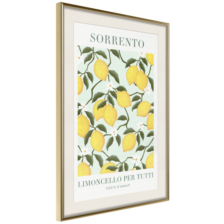 Poster Lemon Sorrento - summer composition with fruits and Italian writings 135895 additionalImage 6