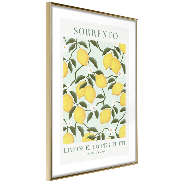 Poster Lemon Sorrento - summer composition with fruits and Italian writings 135895 additionalImage 7