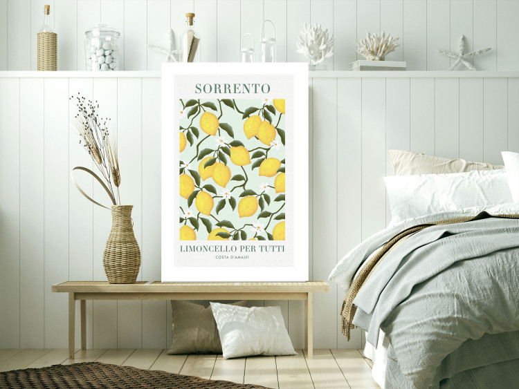 Poster Lemon Sorrento - summer composition with fruits and Italian writings 135895 additionalImage 2
