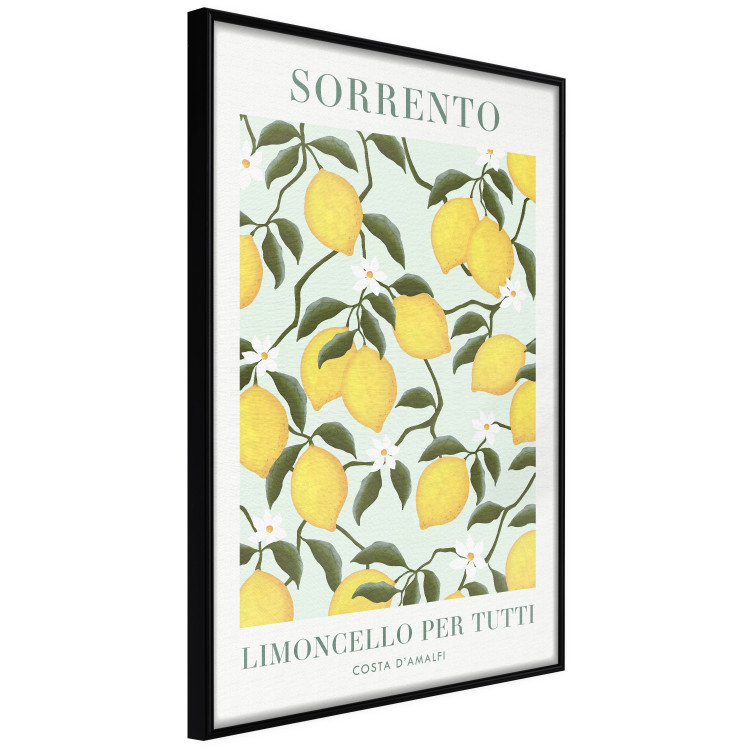 Poster Lemon Sorrento - summer composition with fruits and Italian writings 135895 additionalImage 12