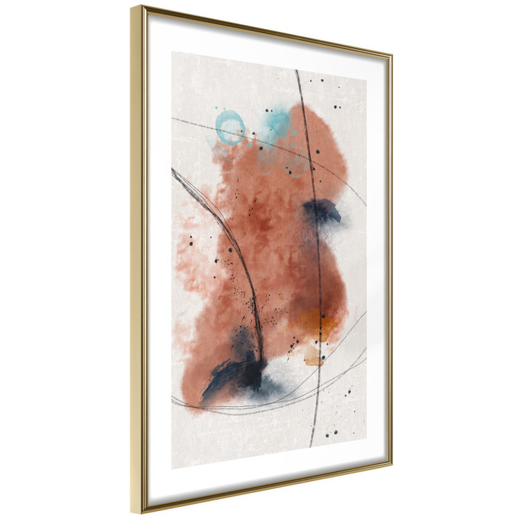 Wall Poster Secret of the Future - artistic watercolor abstraction in blotches 137695 additionalImage 14