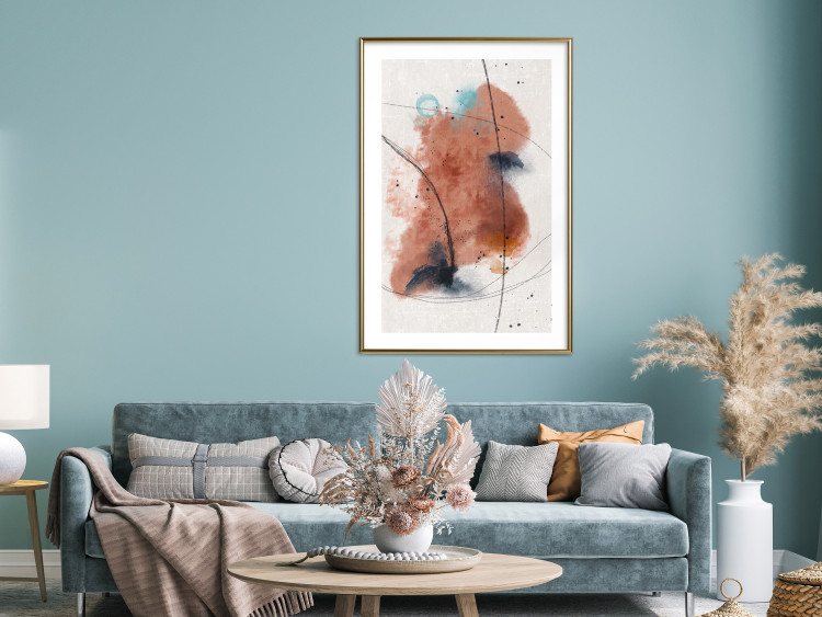 Wall Poster Secret of the Future - artistic watercolor abstraction in blotches 137695 additionalImage 8
