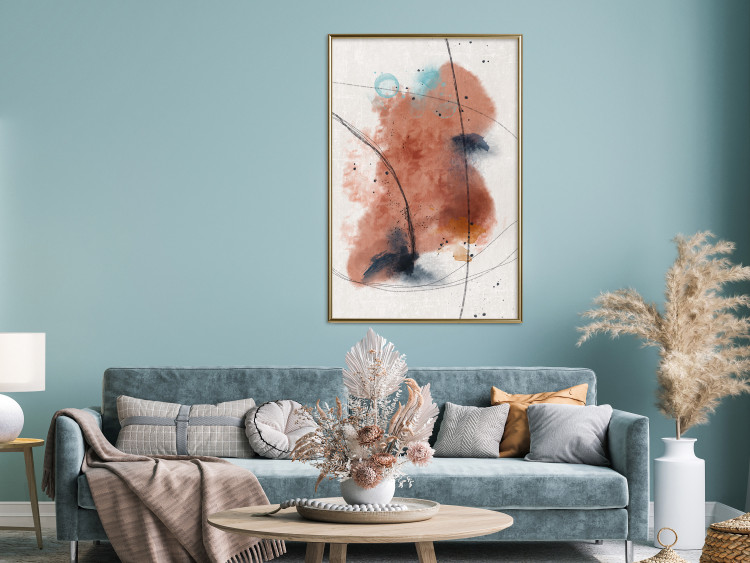 Wall Poster Secret of the Future - artistic watercolor abstraction in blotches 137695 additionalImage 9