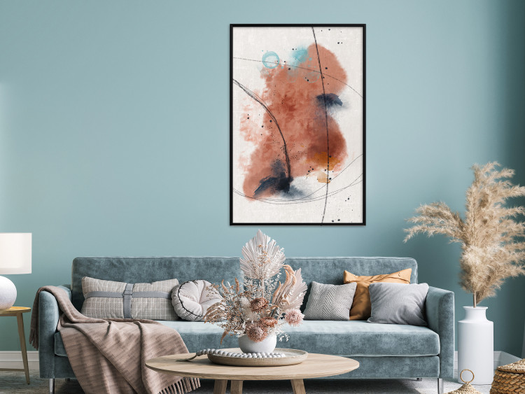 Wall Poster Secret of the Future - artistic watercolor abstraction in blotches 137695 additionalImage 11