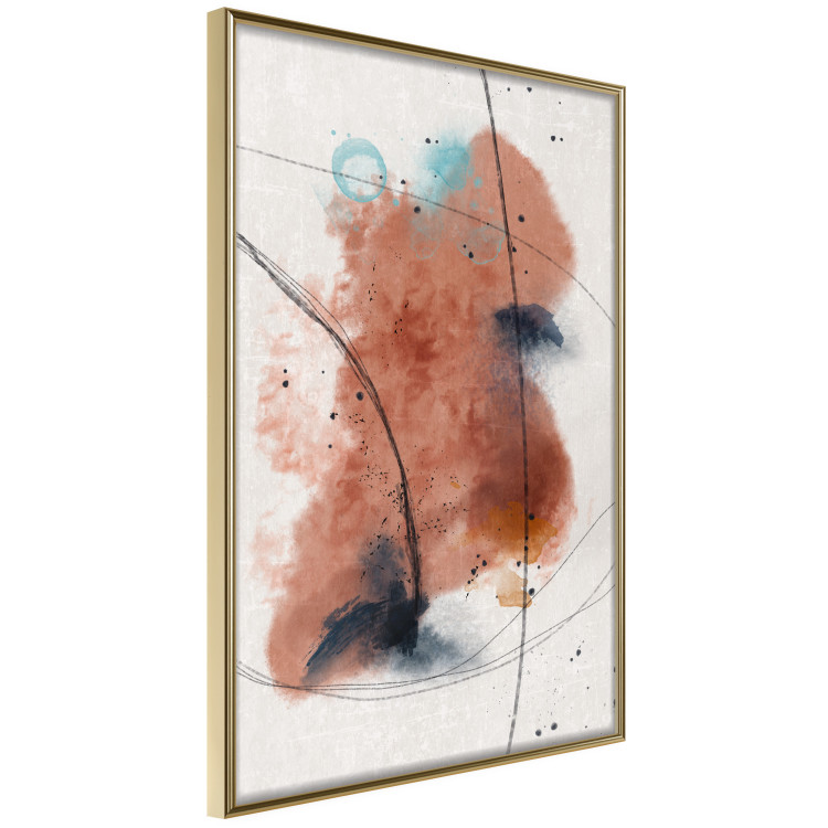 Wall Poster Secret of the Future - artistic watercolor abstraction in blotches 137695 additionalImage 19